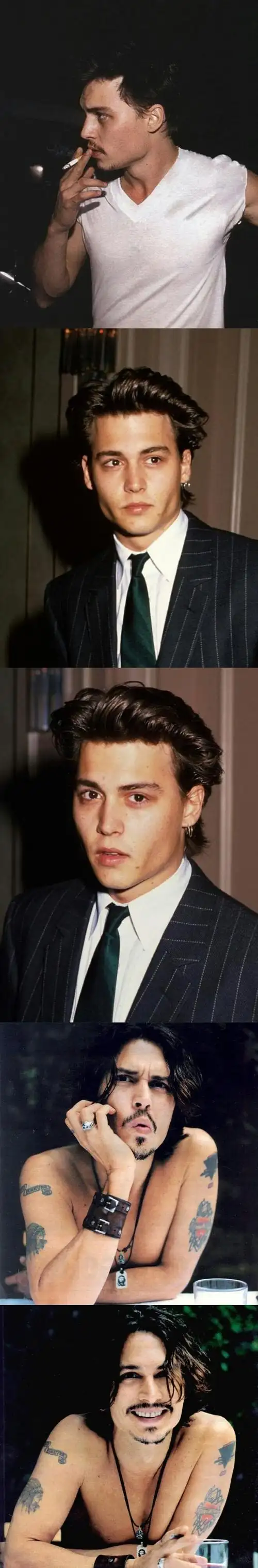 年轻时的德普真是太有魅力了