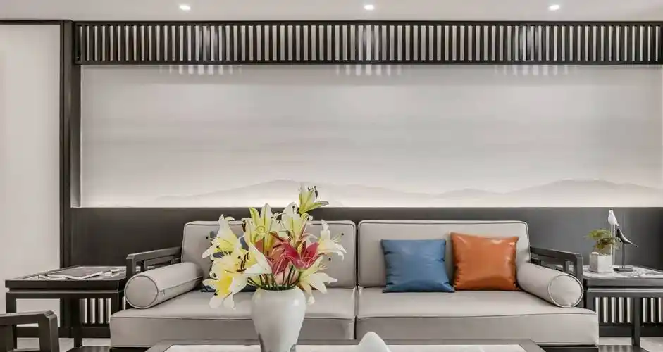 200平新中式,30万以璞玉之姿装典雅之家于山石之间寻找刹那芳华_空间_