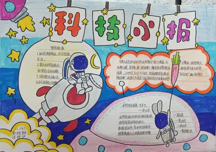 语学校开展了科普手抄报评比活动,提升学生的科学素养,普及科学知识