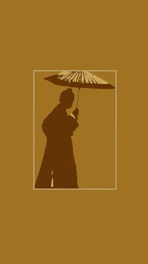 leslie张国荣经典剪影手机壁纸