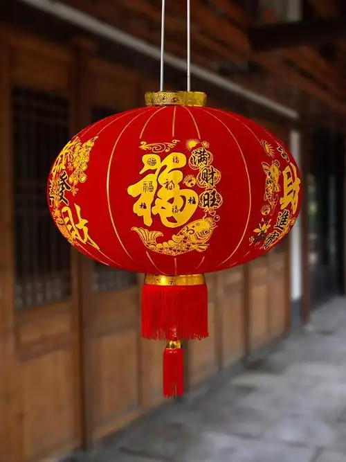 大红春节喜庆国风新年家用饰过灯笼室内阳台龙挂灯吊灯大门口