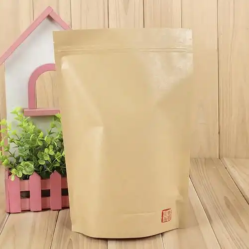 干果开窗牛皮纸自封袋 通用红枣夹核桃仁焦糖瓜子袋 批发