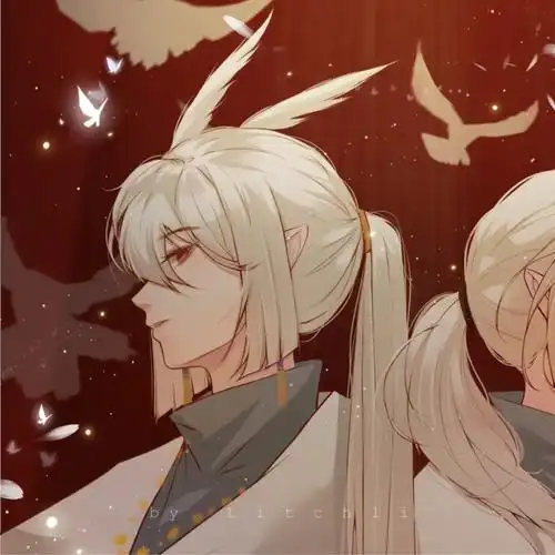 白鸟白枭光遇头像