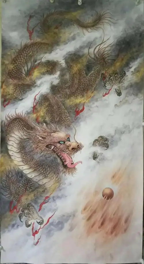 陈恋岗 国画 龙 欣赏!喜欢的收藏关注