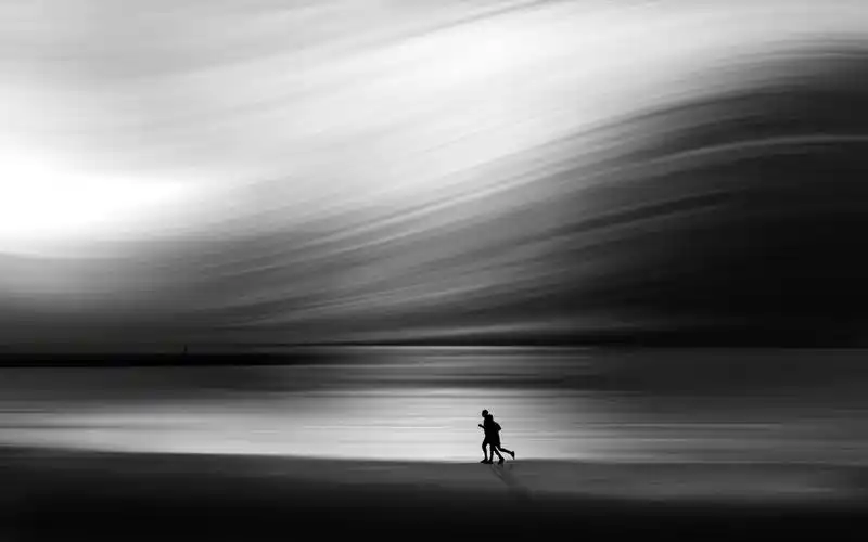 印象主义:灰色的阴影 梦幻摄影黑白风光风景宽屏壁纸(1)