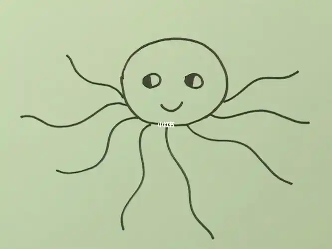 简笔画教你画章鱼