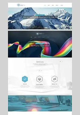 it网站psd模板图片_it网站psd模板素材_it网站psd模板模板免费下载-六