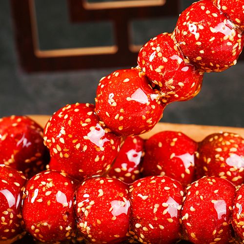 老北京风味京德福冰糖葫芦大串零食回忆无核山楂冷冻独立包装摆摊