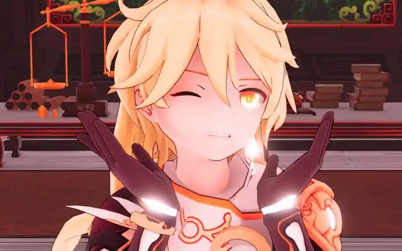 原神mmd散发空为修复群玉阁空哥哥被迫卖艺大喜