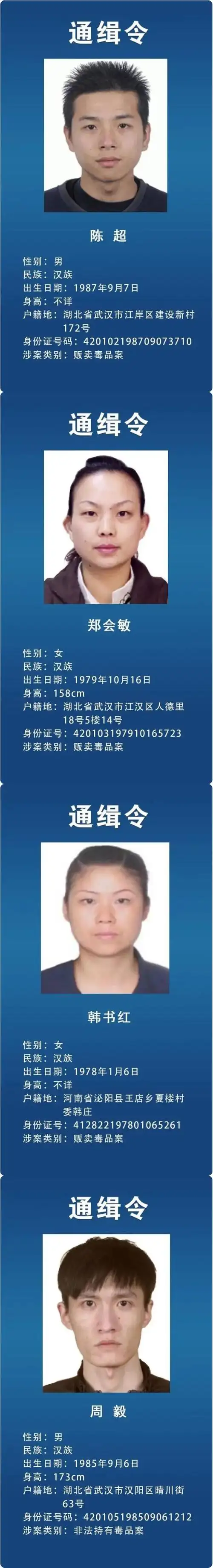 省公安厅公开通缉