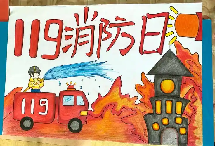 菁华幼儿园——119消防日宣传活动
