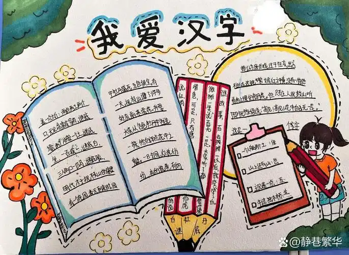 有趣的汉字#汉字小报