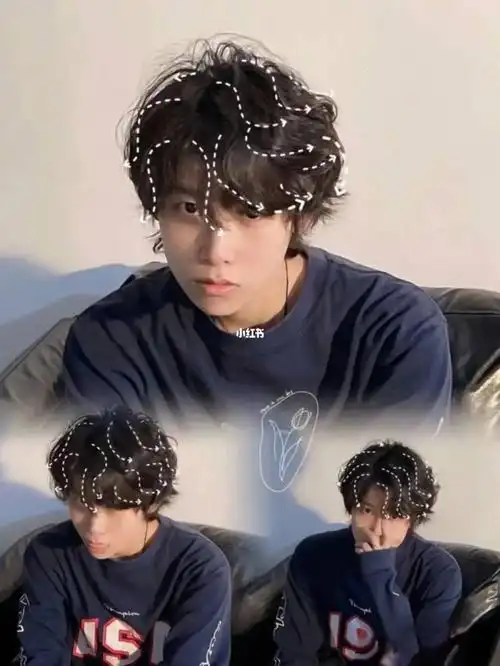 男生发型推荐/日系羊毛卷 少年感十足!