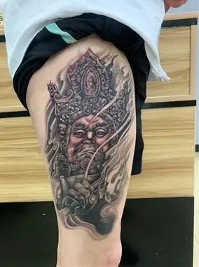 纹身刺青#吴江附近纹身店#吴江酷客纹身#多闻天王