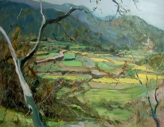 《危巢的风景》70x90cm 2015