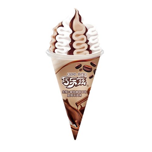 伊利巧乐兹大脆筒冰淇淋姜撞奶蜜桃乌龙雪糕拿铁冷饮冰淇淋