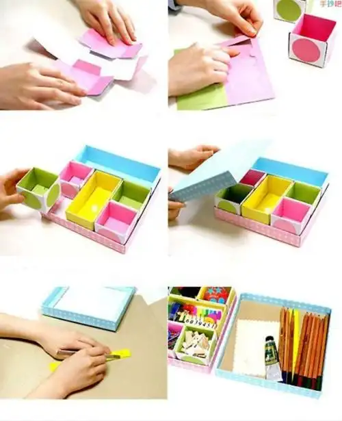 手工制作精美收纳小盒子的步骤图解教程