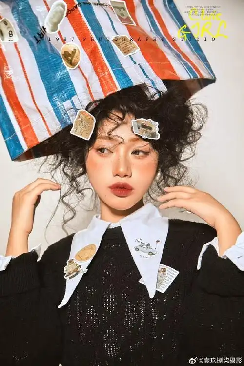 挑战蛇皮袋如何拍出创意高级感  #个人写真  #1987摄影工作室芜湖