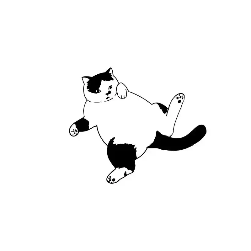 极简黑白风格猫咪头像.#手绘 #每日一画 #猫 #头像 - 抖音