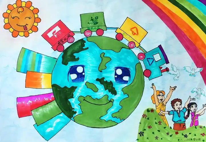 "垃圾分类 祖国更美"优秀环保创意主题绘画展