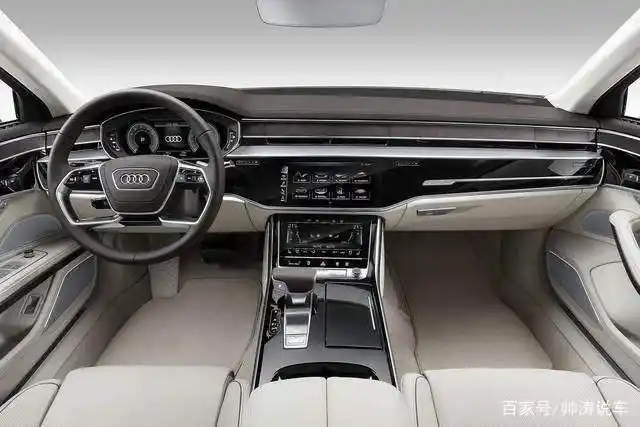 奥迪a9亮相,光大灯值20万,车身长5米3,看内饰气场逼迈巴赫