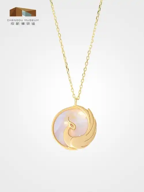 凤华绝代纯银项链博物馆文创创意首饰生日礼物创意礼盒