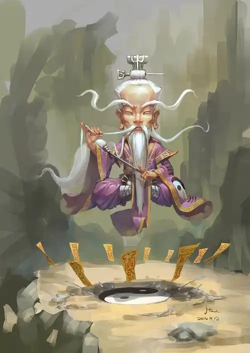 q道士|插画|游戏原画|haaaol - 原创作品 - 站酷 (zcool)