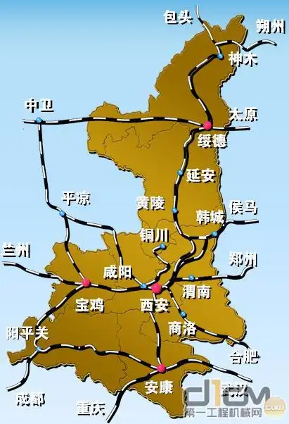 陕西省铁路网