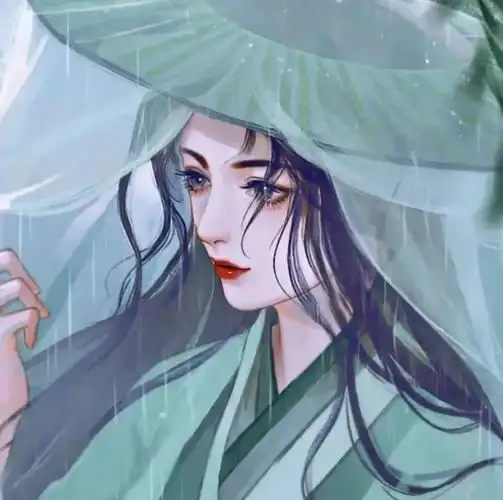 偏古风手绘女生头像