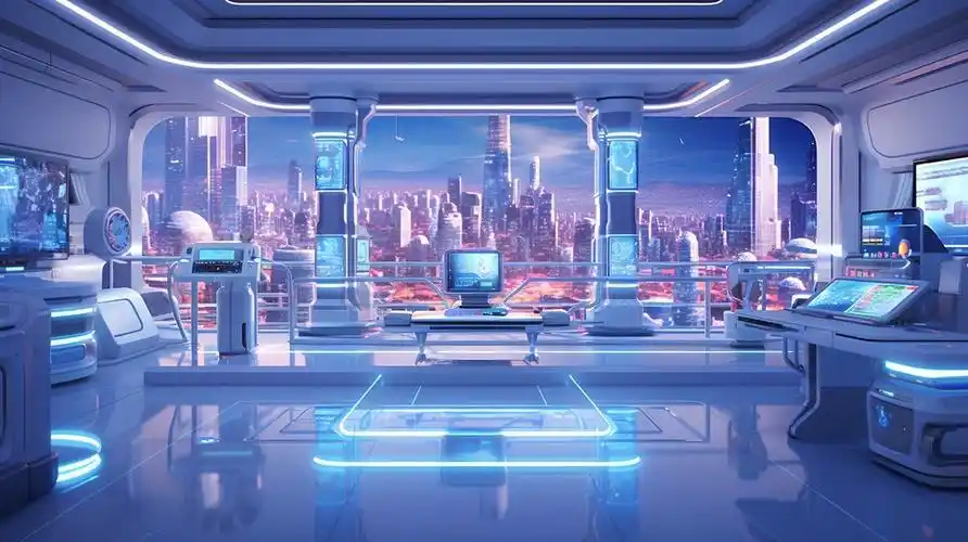 未来科幻场景智能家居高清摄影