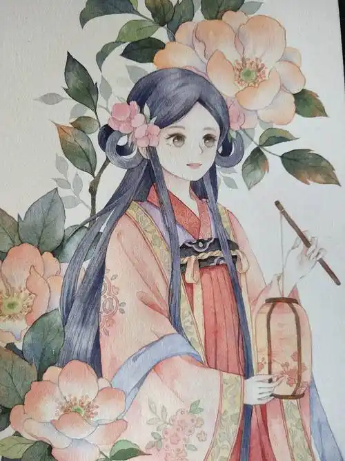 古装现货唯美古风绘漫画手绘水彩人物绘画技法步骤书动漫教程绘漫画