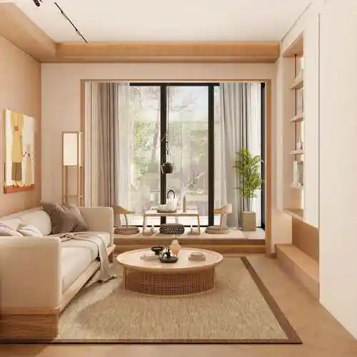 日式风格 | 客厅装修效果图