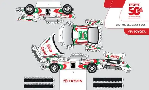 在家隔离也有乐趣寻 丰田推出涂装86折纸模型