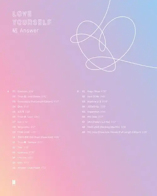 love yourself 结 answer歌单