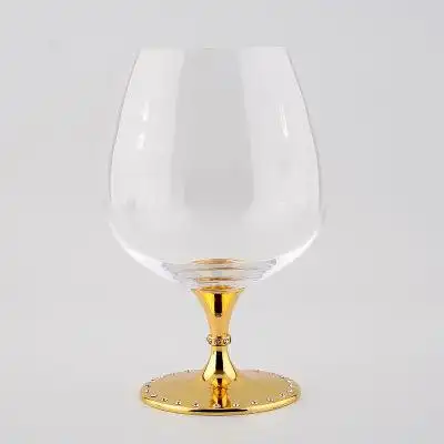 水晶白兰地酒杯矮脚玻璃洋酒杯威士忌酒具套装杯酒吧专用玻璃杯