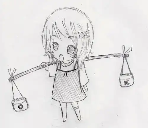 手工玩具 小伶玩具 十二星座简笔画之手绘超美天秤座娃娃天秤座女生和