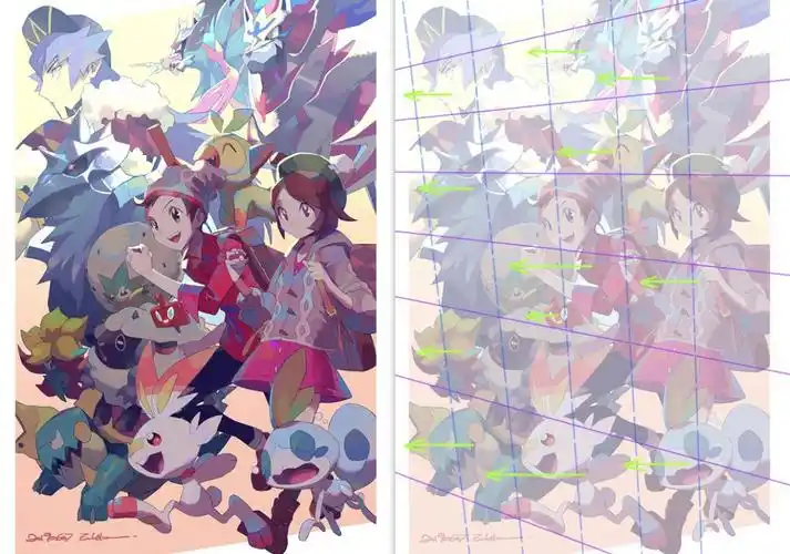 画多人插画你真的会构图吗其实很简单