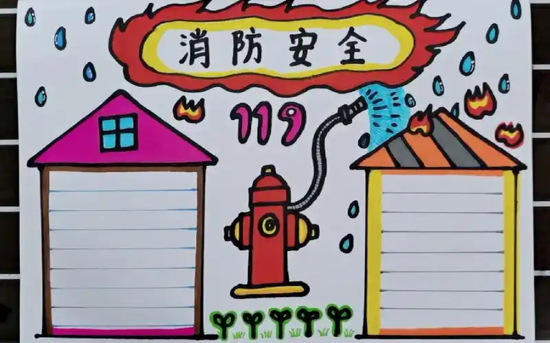 消防安全手抄报