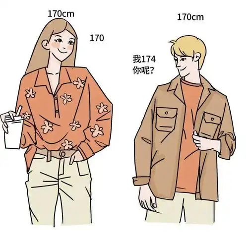 为什么160的女生看起来比170的男生高