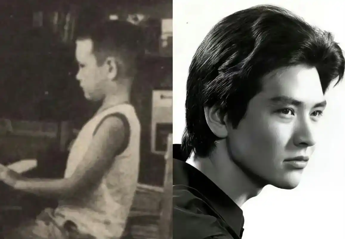 小时候的照片,放在流量身上得被怀疑百分百手工制造,完全看不出是费翔