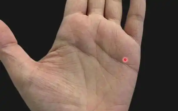 男人手握"通天纹"