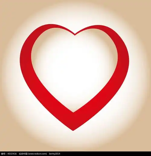 红色心形矢量图形eps素材免费下载_红动中国