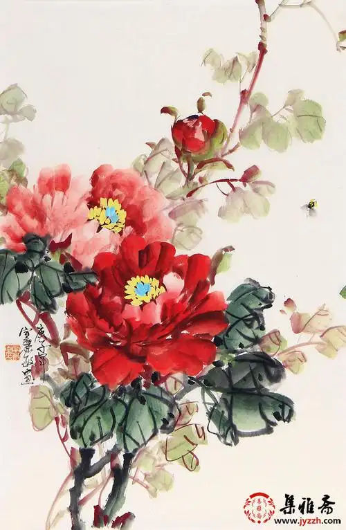 名家国画宣丽敏写意牡丹作品欣赏 让你大饱眼福_艺术