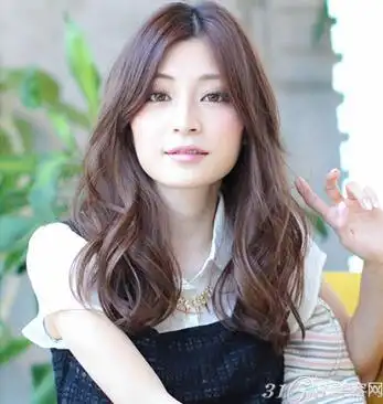 国字脸发型设计图片 多为自然随性就好