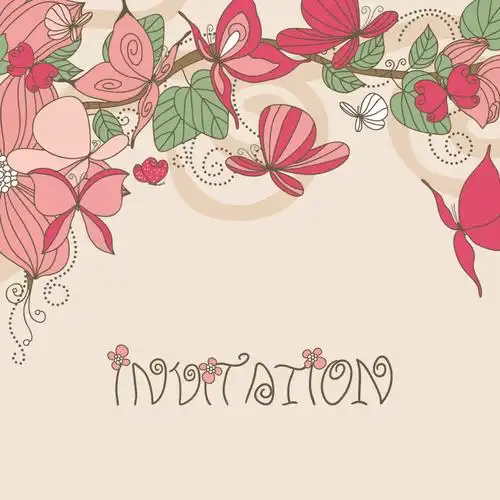 粉色卡片花卉图案设计元素素材免费下载(图片编号:7920999)-六图网