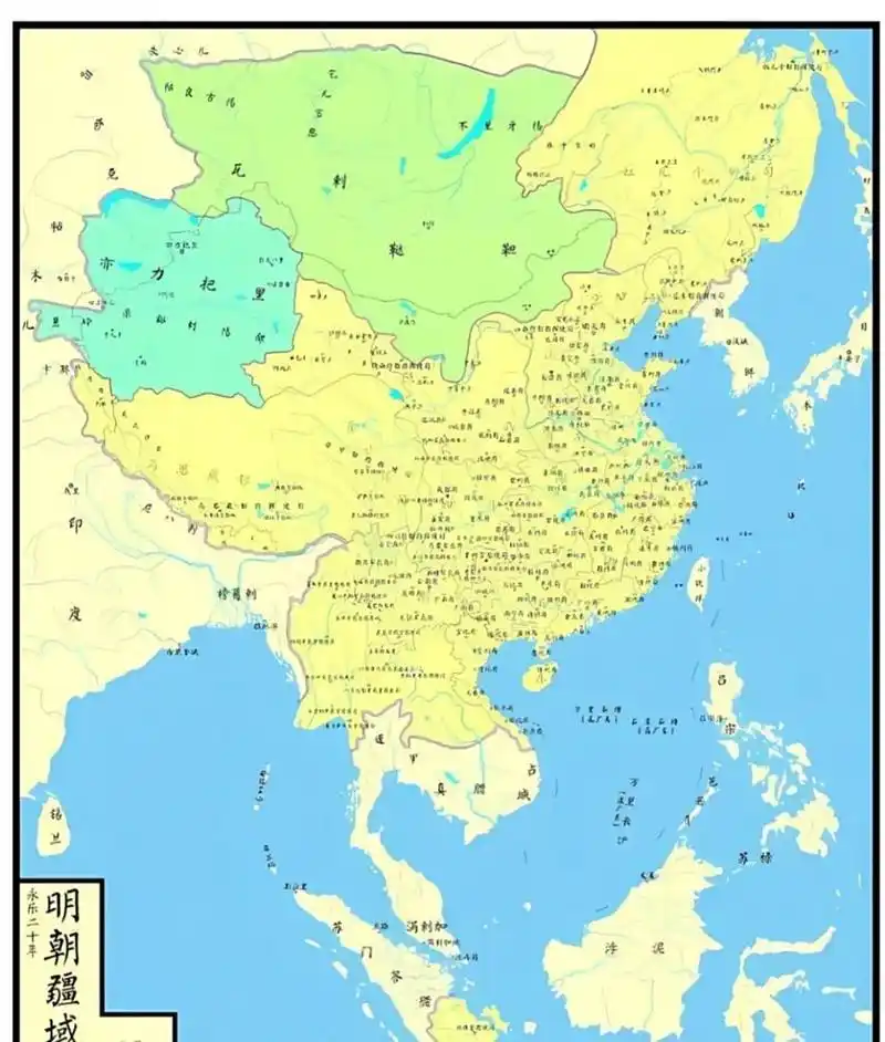 明朝的版图究竟有多辽阔?参考明代史料与现存古地图便可知晓