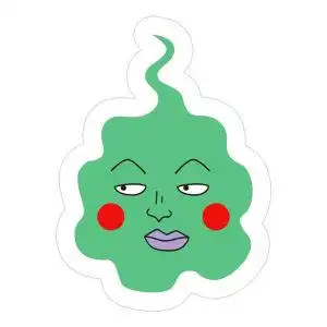 美琦动漫周边二次元小酒窝抱枕灵能百分百毛绒公仔玩具创意玩偶