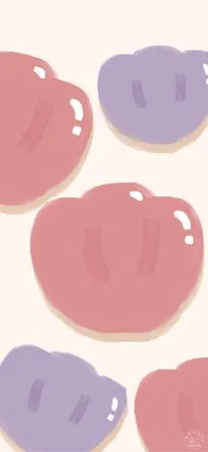 少女心壁纸- cr:@限定大发渐变纯色/手绘壁纸/聊天背景/小清新ins