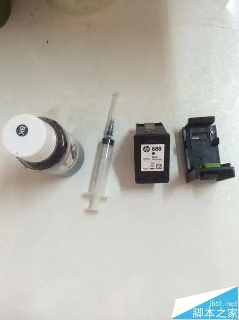 惠普hp黑色墨盒加墨的图文教程