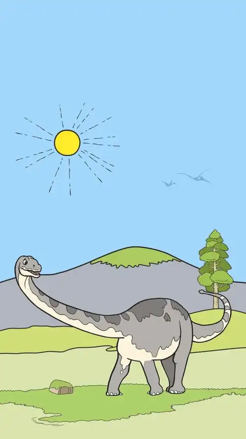 pnso马门溪龙尔玛手机壁纸来啦